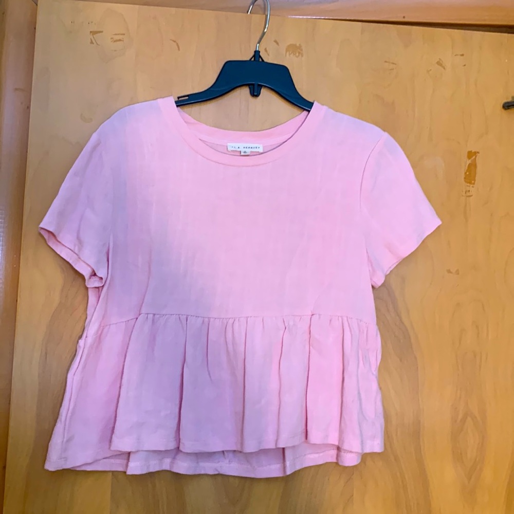 L.A Hearts 💕 pink blouse
